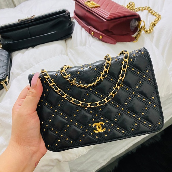 CHANEL Handbags - Limited ed chanel studded woc